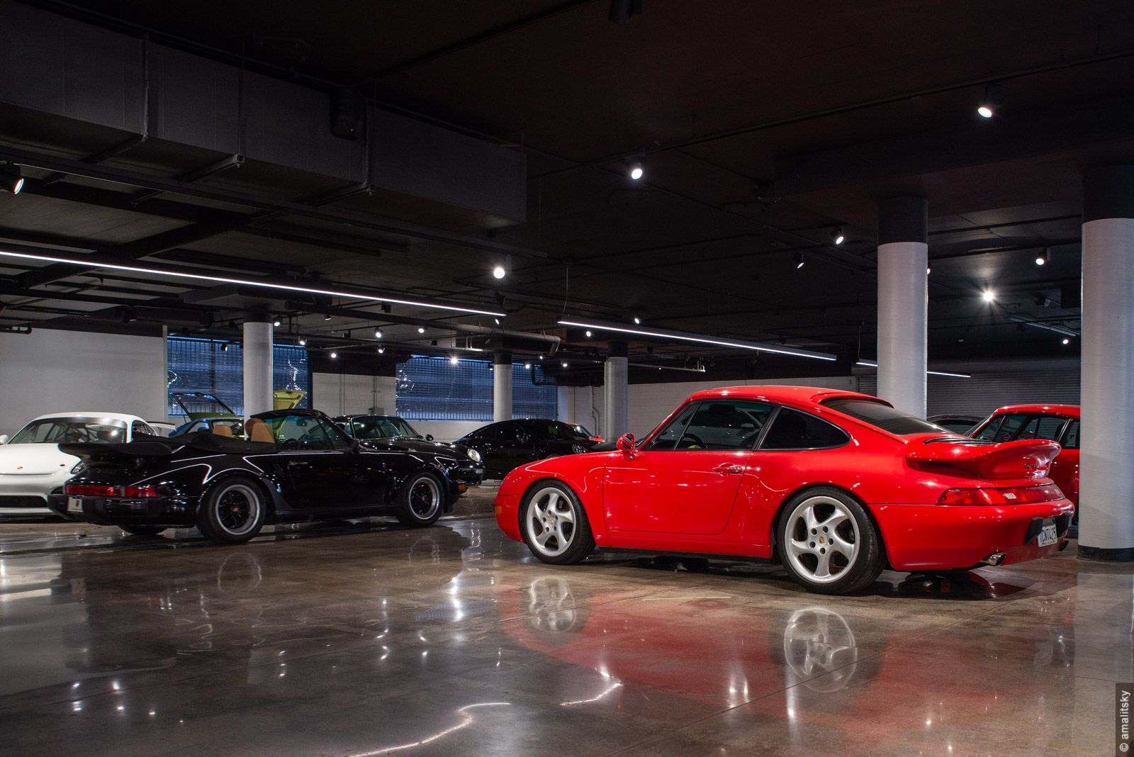 Porsche 993 Cabriolet and 964